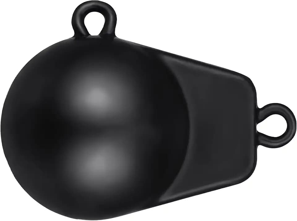 Zonon Downrigger Weight Coated Ball Fishing Downriggers Sinker for Downriggers, Black