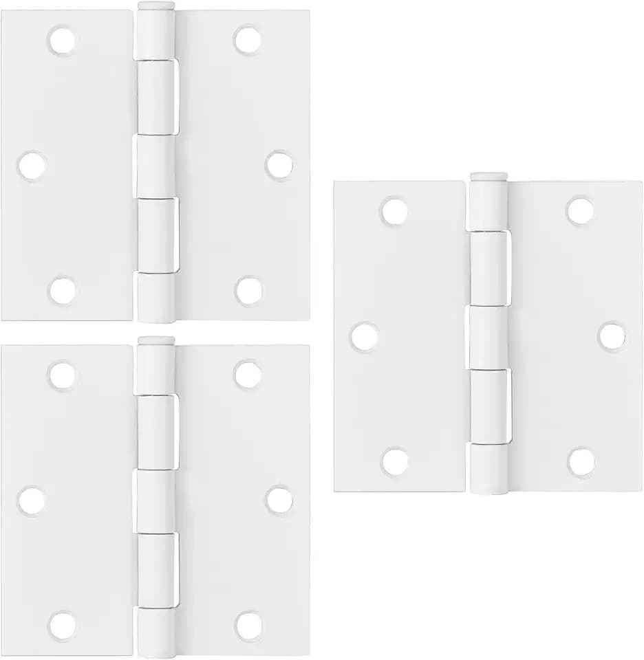 Design House Interior Door Hinge, 3.5", White