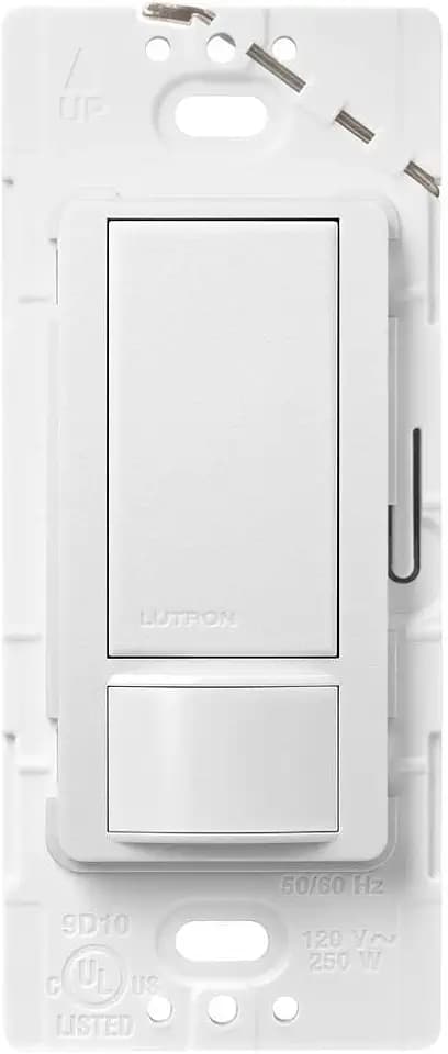 Lutron Motion Sensor Light Switch, 2 Amp Single Pole, for Any Bulb