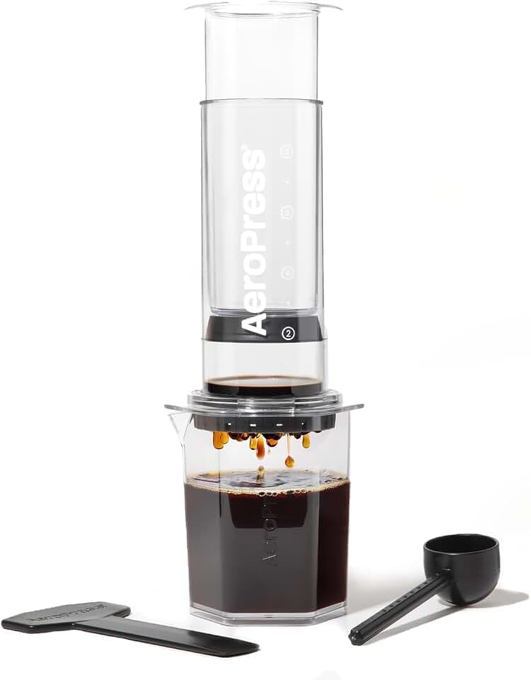 AeroPress Clear XL Coffee Press, French Press, Pour-Over & Espresso Style