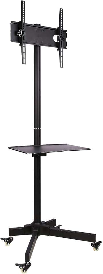 TECHLY TV Wagen Fuer Displays Bildschirme LCD LED 59-140cm 23-55Zoll Fuer Ihre Ausstattung bis 25KG VESA max 400X400