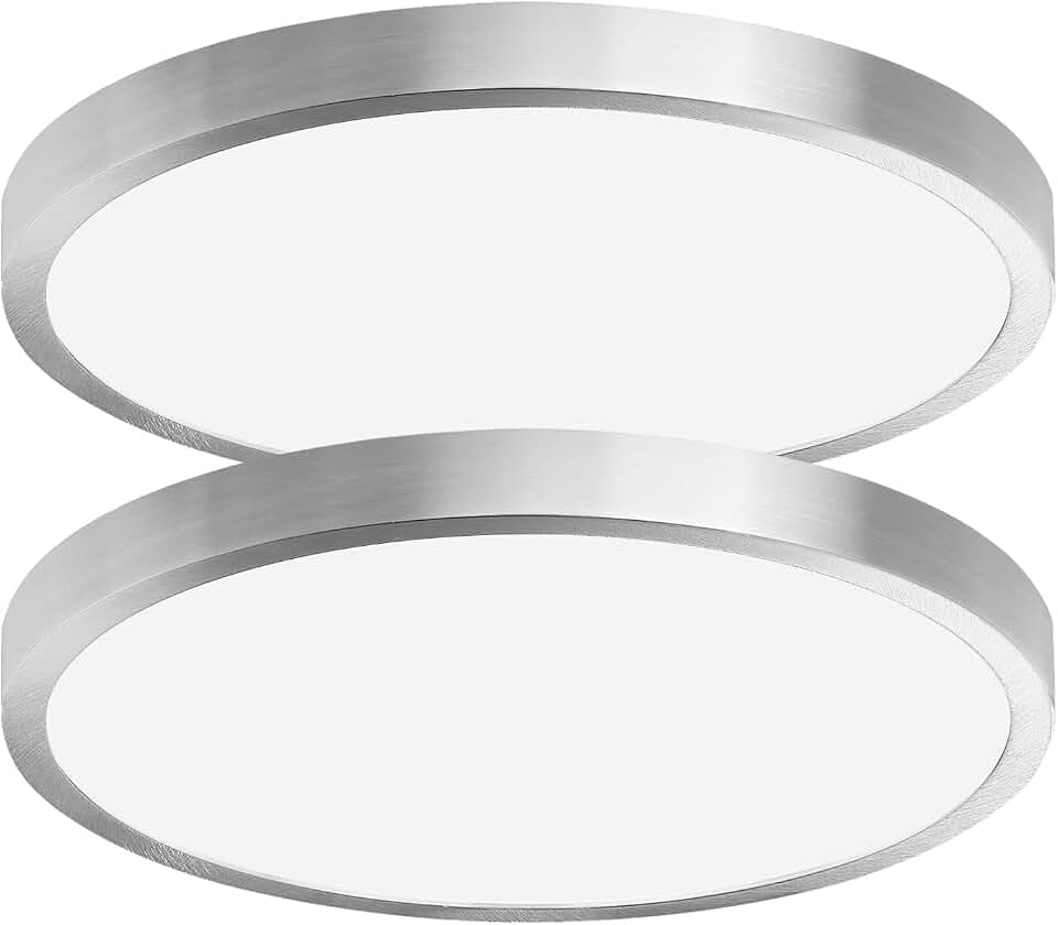 Hlite Dimmable 12 Inch LED Flush Mount Ceiling Light Fixture,2600LM,3CCT