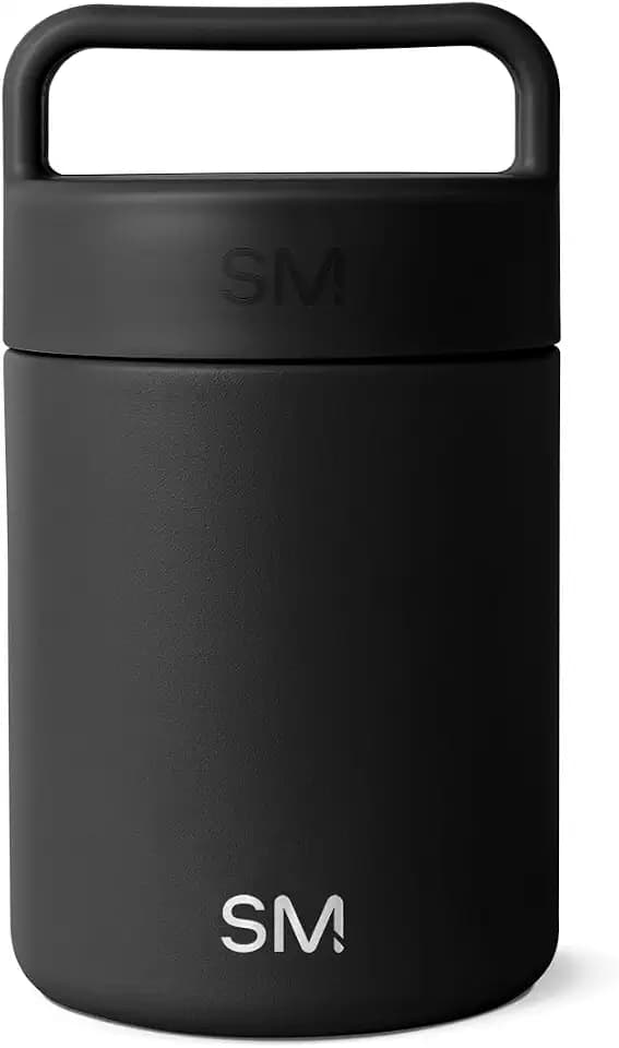Simple Modern Insulated Food Jar with Handle | 12oz | Black