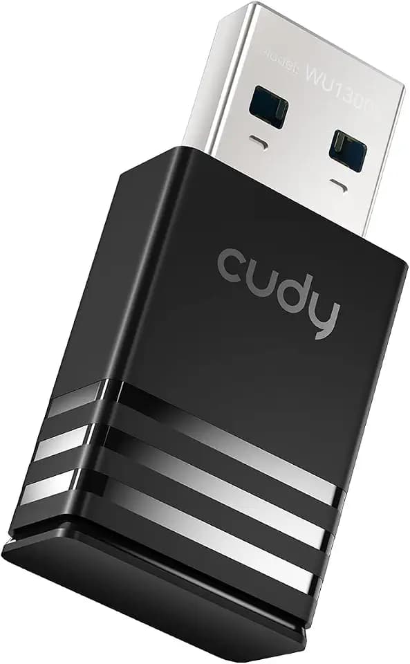 Cudy Wi-Fi 5 USB-Adapter mit hoher Verstärkung, AC1300, MU-MIMO, WU1300S