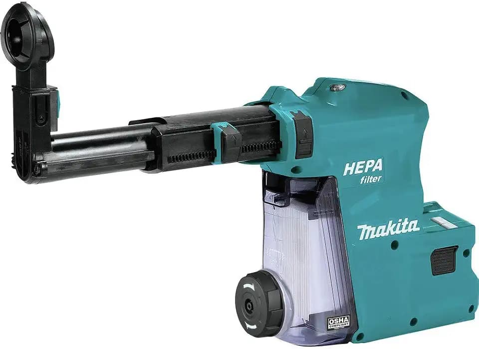 Makita DX09 Dust Extractor Attachment with Hepa Filter Cleaning Mechanism