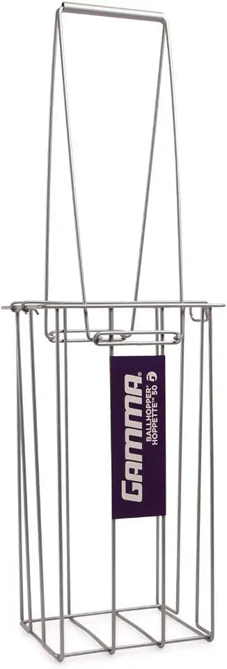 Gamma BallHopper Hi Rise w/Wheels, Multiple Colors, Durable and Convenient Tennis & Pickleball Hoppers, Padel, Portable Design