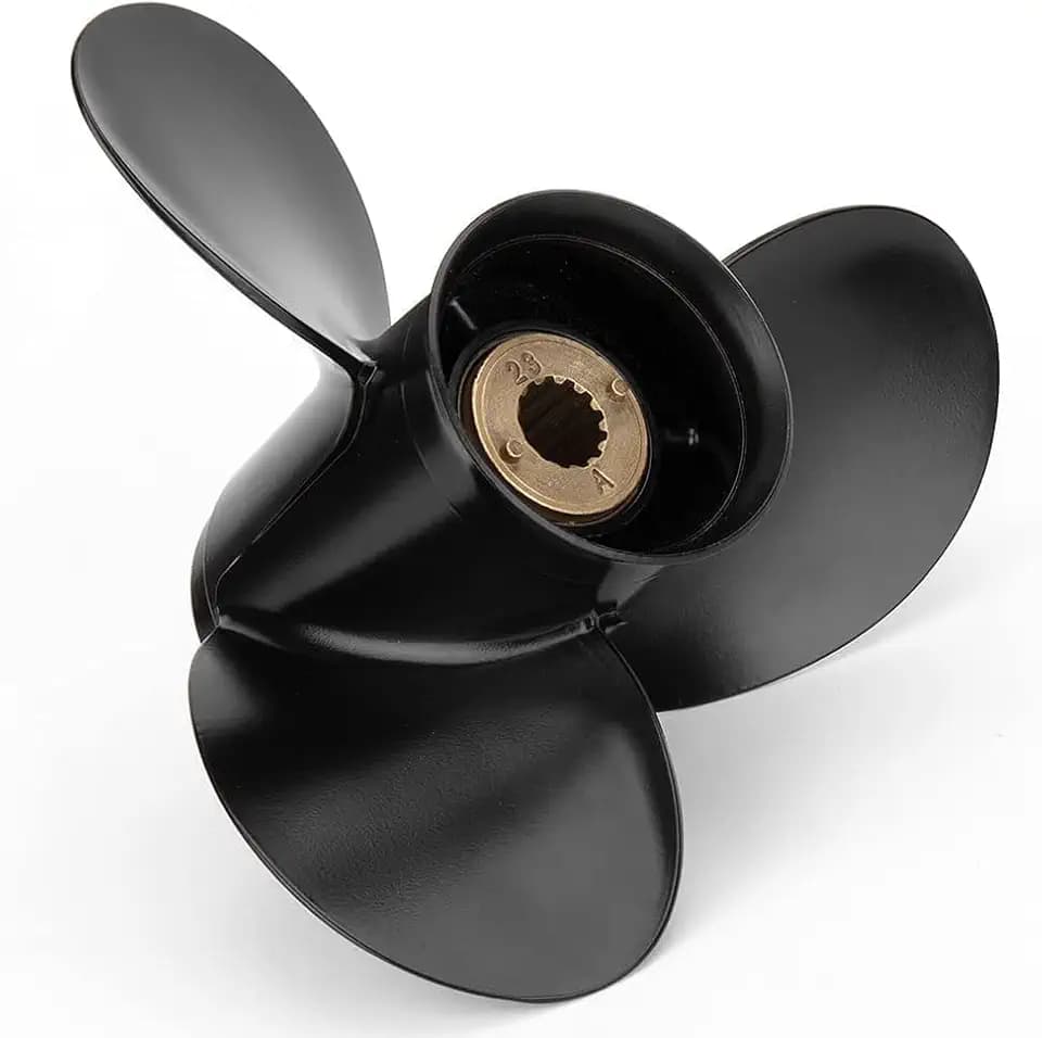 Upgrade OEM 13 Spline Tooth Aluminum Outboard Boat Propeller for Mercury Motos 30/35/40/45/50/55/60/70HP, Rh (10 5/8 x12)