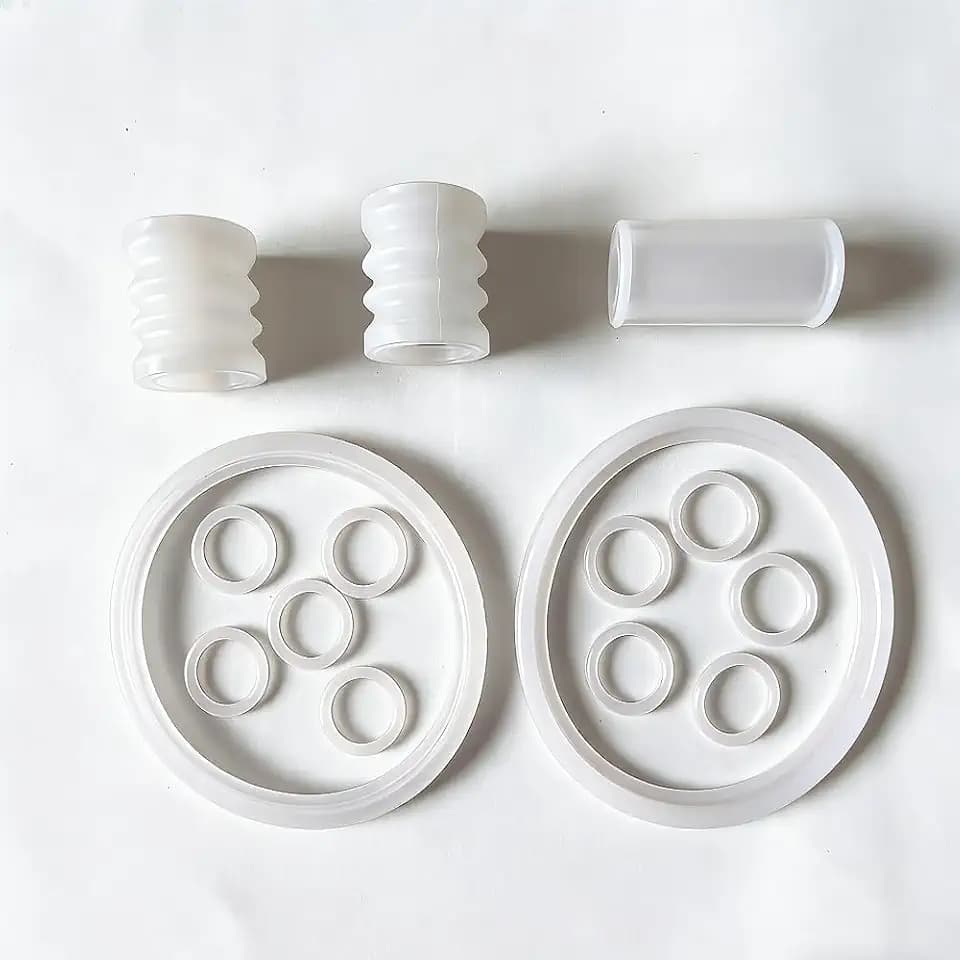 One Set Ice Cream Machine Rubber Ring Sealing Ring Tube for YIKAFU YKF COOCO Xu Zhong Ice Cream Maker Accessories(15 Pack)