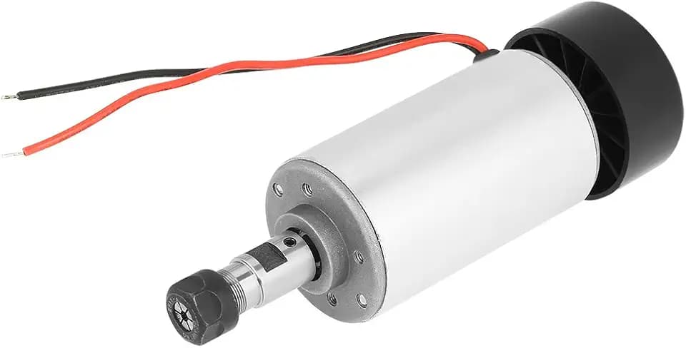 300W DC Air Cooled CNC Spindle Motor 52mm Clamps DC 48V ER11 Motor for DIY Engraving Milling Machine 12000 RPM