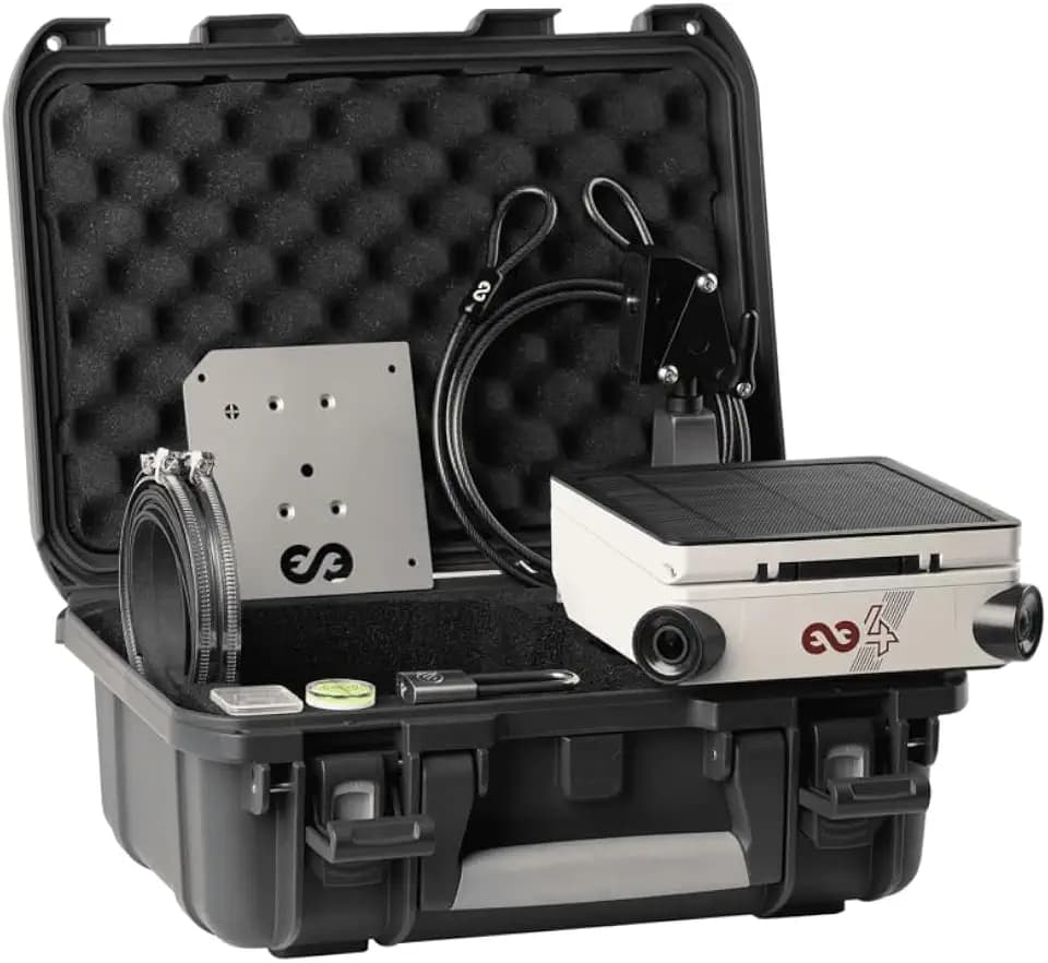 Enlaps Pack Tikee 4 Pack Zeitraffer-Kamera mit Hartschalenkoffer