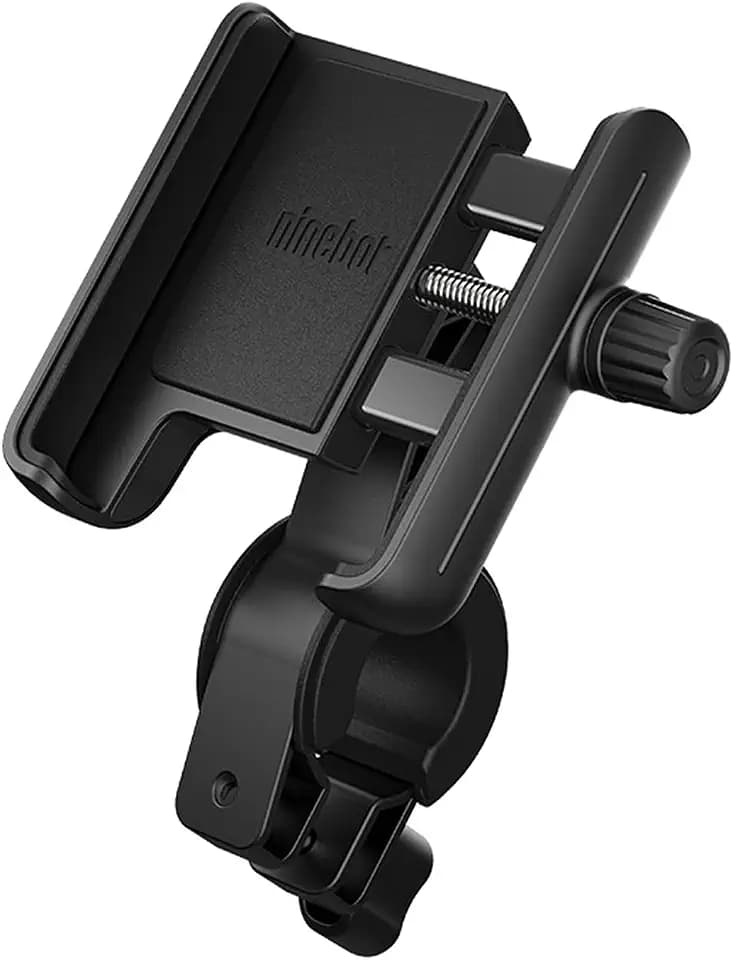Segway Ninebot Phone Mount, Adjustable Electric Scooter eMoped Bicycle Handlebar Phone Holder, Fits Any 4-6.5 inches Cellphone, Compatible with MAX G3, MAX G2, F Series, E Series