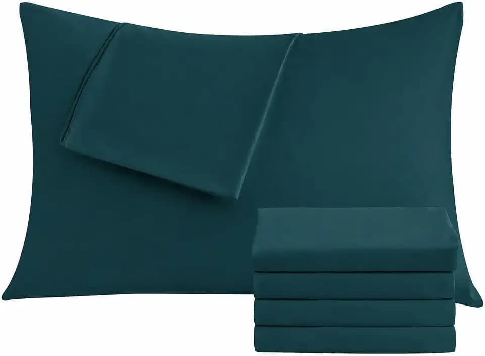 CULVE Pillow Cases Queen 4 Pack (20x30, Teal)