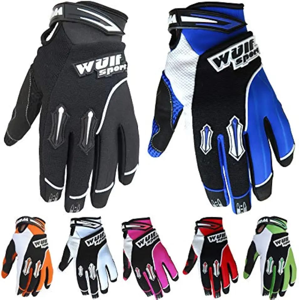 Kinder Mx Handschuhe Wulfsport Stratos Junior Motocross Quad Dirt Bike Cub Enduro Off Road Handschuhe rot