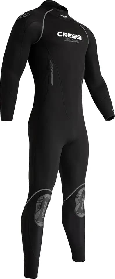 Cressi 5 mm Neoprene Wetsuit for Men, Balam 5 mm Man, Water-Stop System