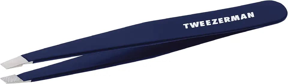 Tweezerman Slant Tweezer – Tweezers for Eyebrows Evening Blue