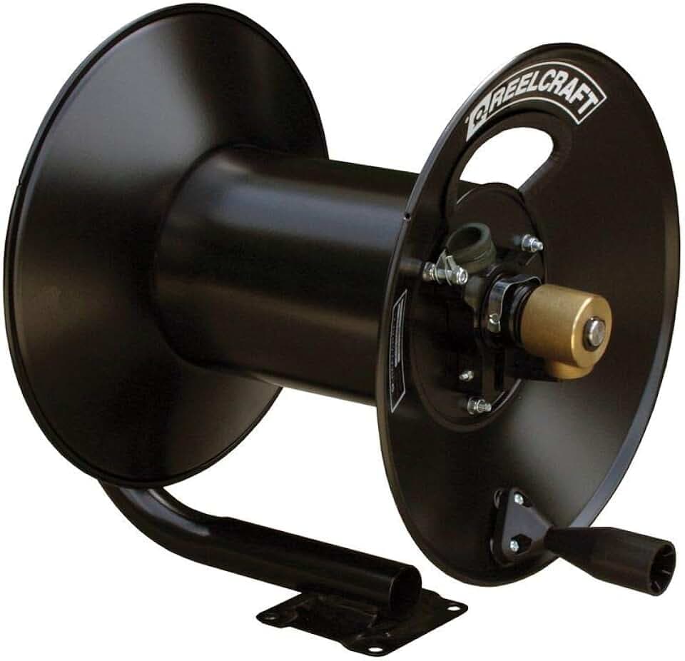 Reelcraft CT6100HN Light Industrial Pressure Wash Hose Reel, 100' Hose Not Included