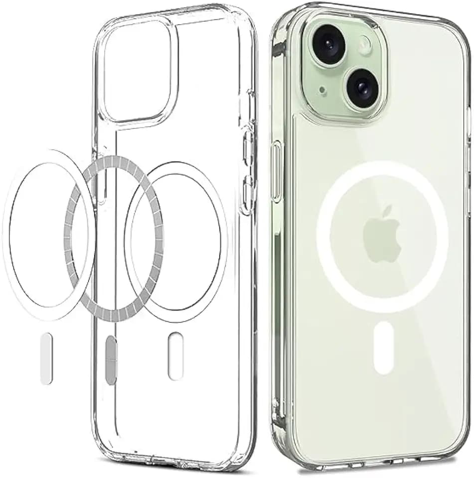 Transparent Protective Case Compatible for iPhone 13 - MagFit, Anti-Yellow, Scratch-Resistant