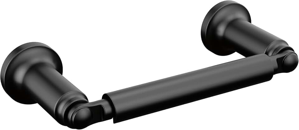 Delta Tissue Holder, Zinc, Matte Black