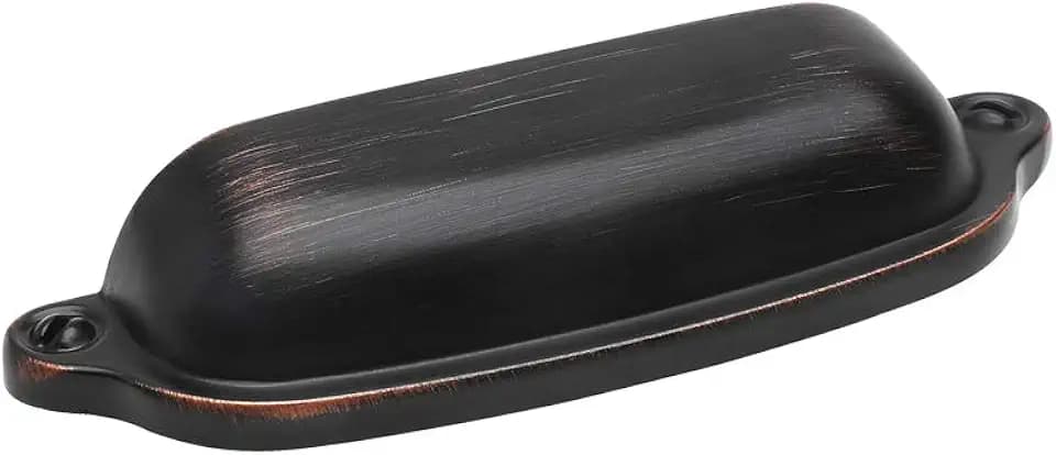 HARPOON Cup Handle Pulls Kitchen Drawer Cabinet Hardware European Style 3 Inch 10 Pack Oil-Rubbed Bronze