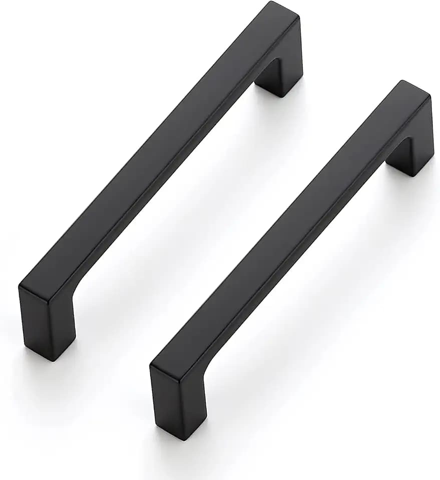 Ravinte Matte Black Kitchen Cabinet Handles 4 Inch Pulls 20 Pack