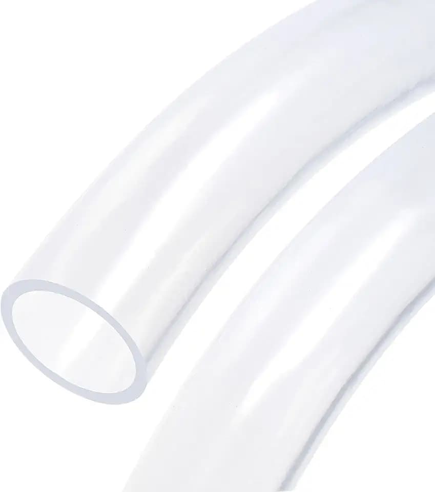 MECCANIXITY PVC Transparent Hose Vinyl Tubing 2" ID 3.3ft Flexible Lightweight for Water Tube,Air Tube