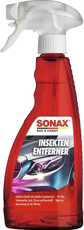 SONAX InsektenEntferner (500 ml) entfernung von Insektenresten auf Glas-, Lack-, Chrom- und Kunststoffoberflächen | Art-Nr. 05332000