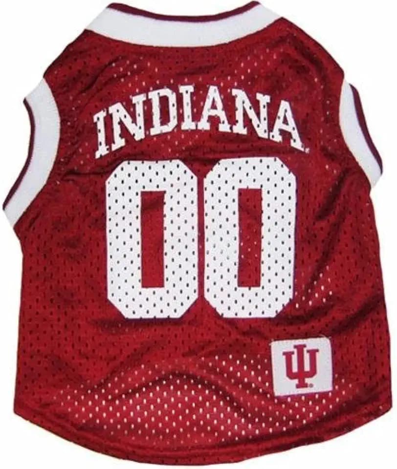 Pets First NCAA Basketball Pet Jersey Indiana Hoosiers Dog Jersey, XX-Large