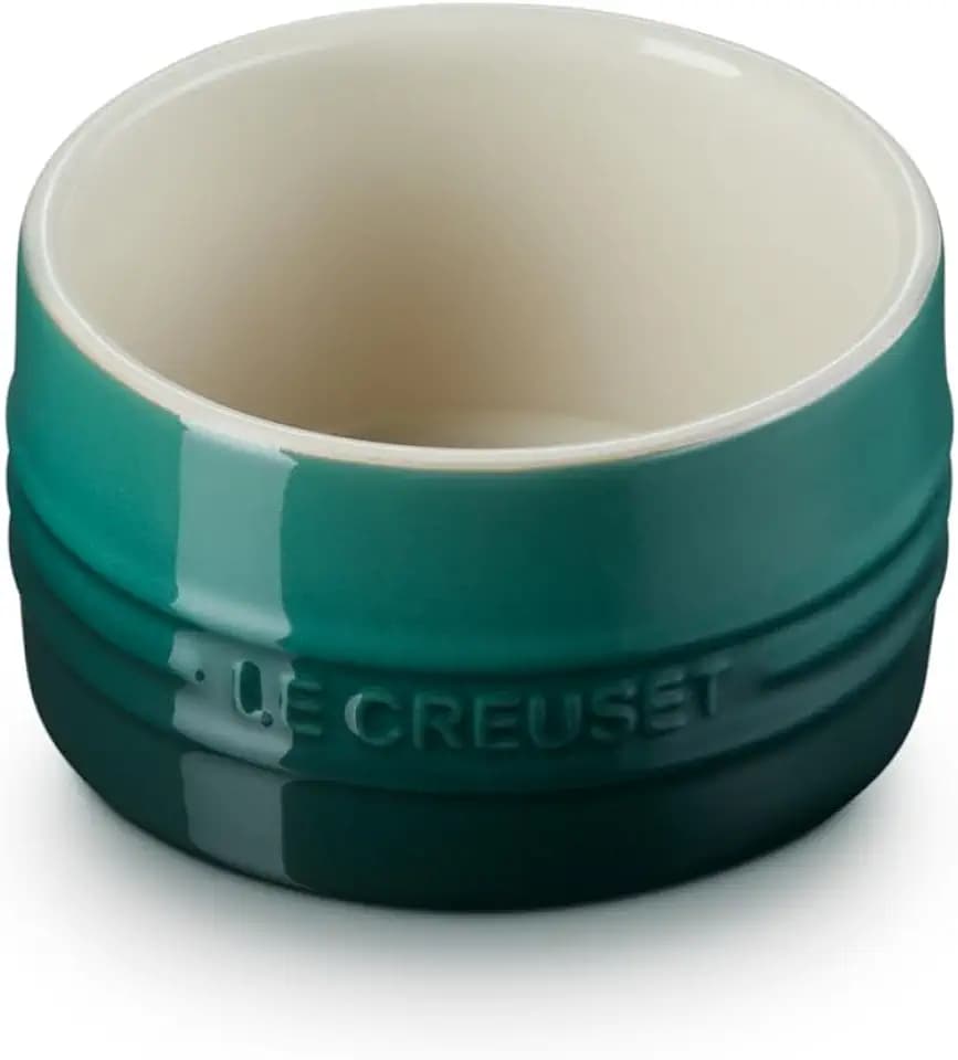 Le Creuset Stoneware Round Straight Wall Ramekin, 7 oz., Artichaut