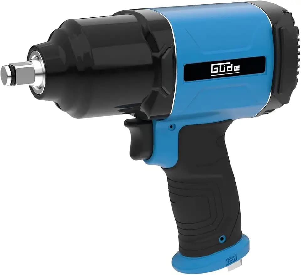Güde 40122 DL-Schlagschrauber Twin Hammer 1/2 (3-stufiger Leistungsregler, Anschlussgewinde IG 1/4", max. Arbeitsdruck 6,3 bar)