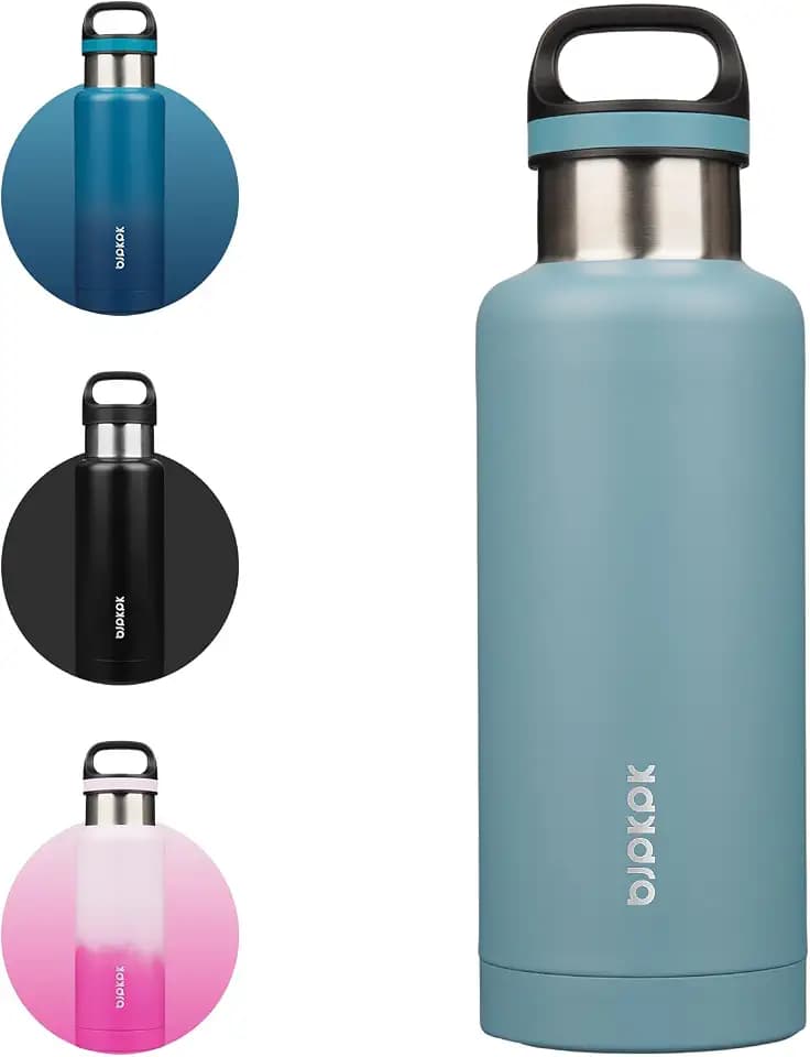 BJPKPK 32oz Insulated Water Bottle Stainless Steel Water Bottle with Handle