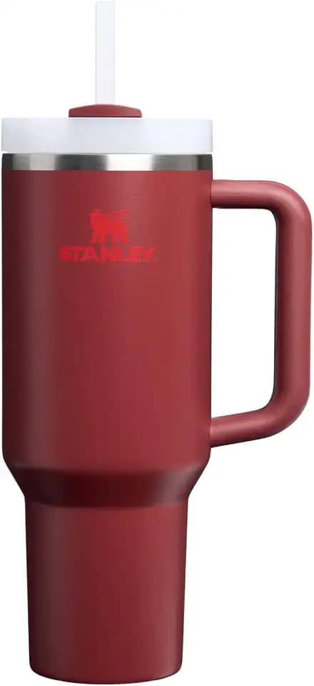 STANLEY Quencher H2.0 Flow State Tumbler, 40 oz, Cranberry