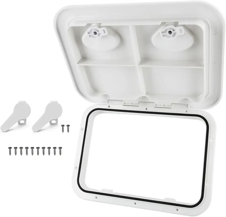Amarine Made Boat Hatch, 17.3" X 12.4" Marine Hatch, Boat Access Hatch