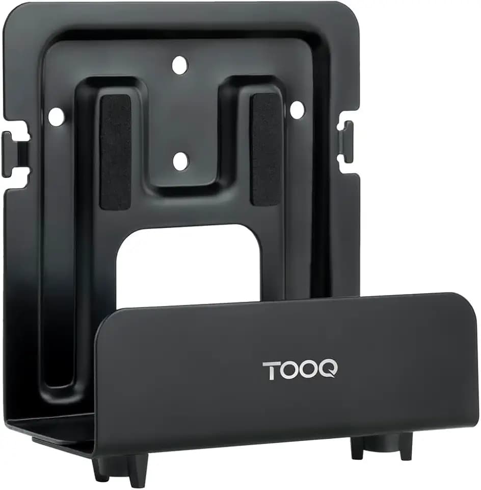 TOOQ TQMPM4776 - Universal-Wandhalterung für Media Player, Router, MiniPC, Farbe Schwarz