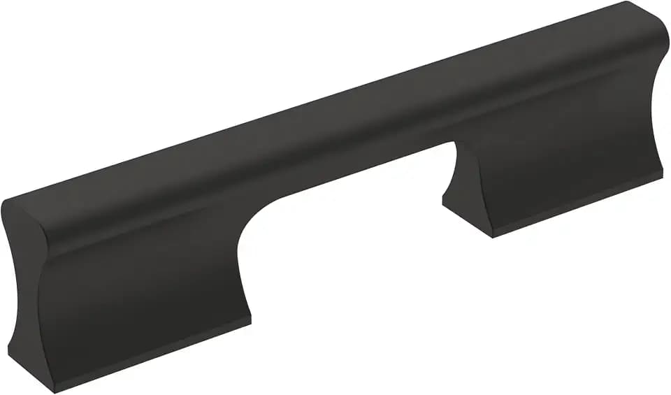 Amerock 10 Pack 3-3/4" Status Matte Black Drawer Pull