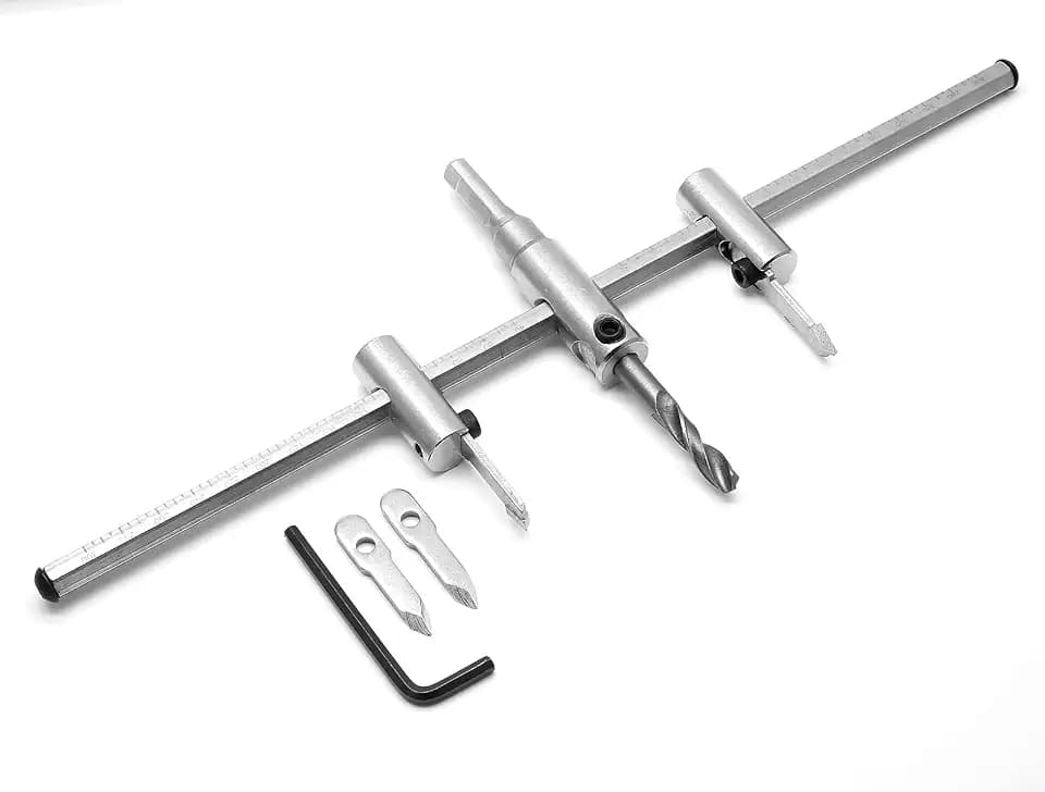 Silver Adjustable Hole Saw, 1-3/16" to 11-3/4" (30 to 300mm)