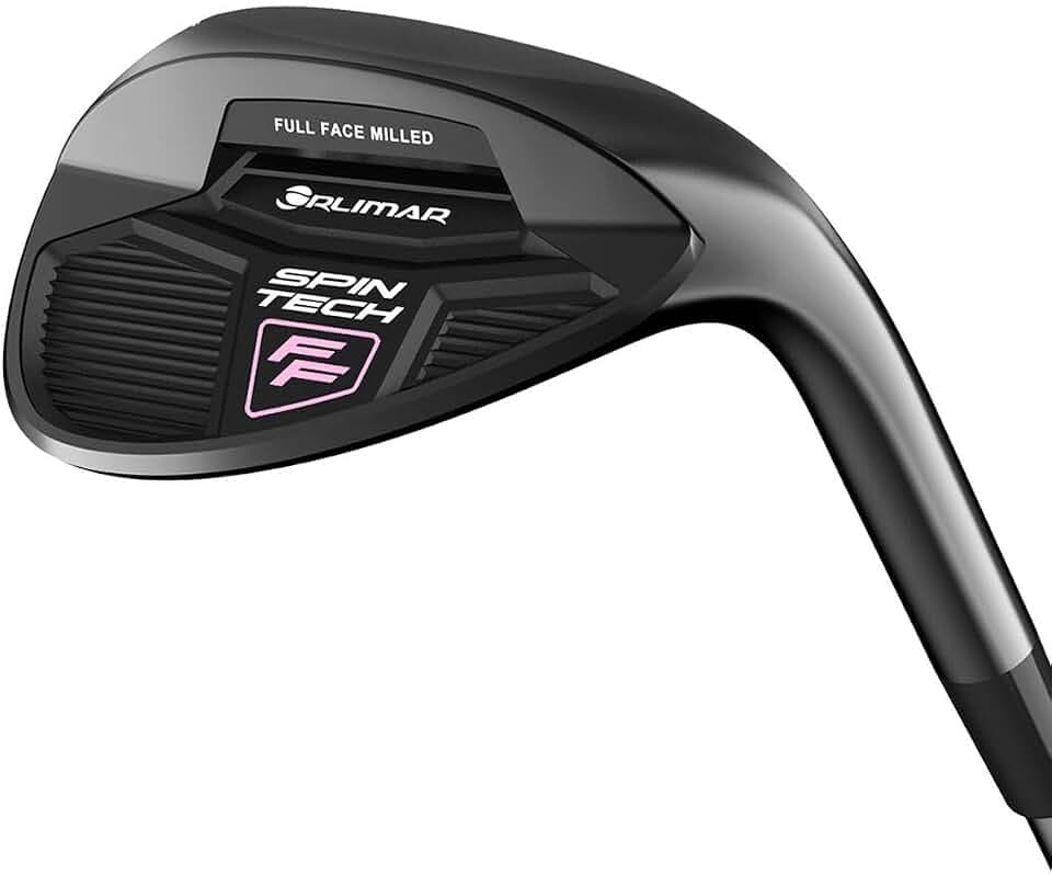 Orlimar Spin Tech Full Face Golf Wedges for Women | Unique Look, Exceptional Spin, Game Improvement 52 56 60 64 Degree Wedge, Right/Left Handed