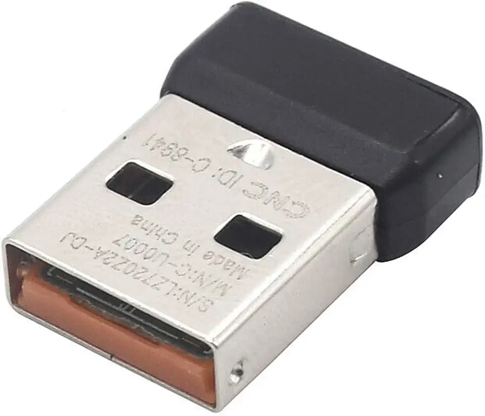 Generic Kabelloser USB-Empfänger-Adapter, kompatibel mit Logitech M185, M950, M720, M325, M235, M705, kabellose Maus und Tastatur