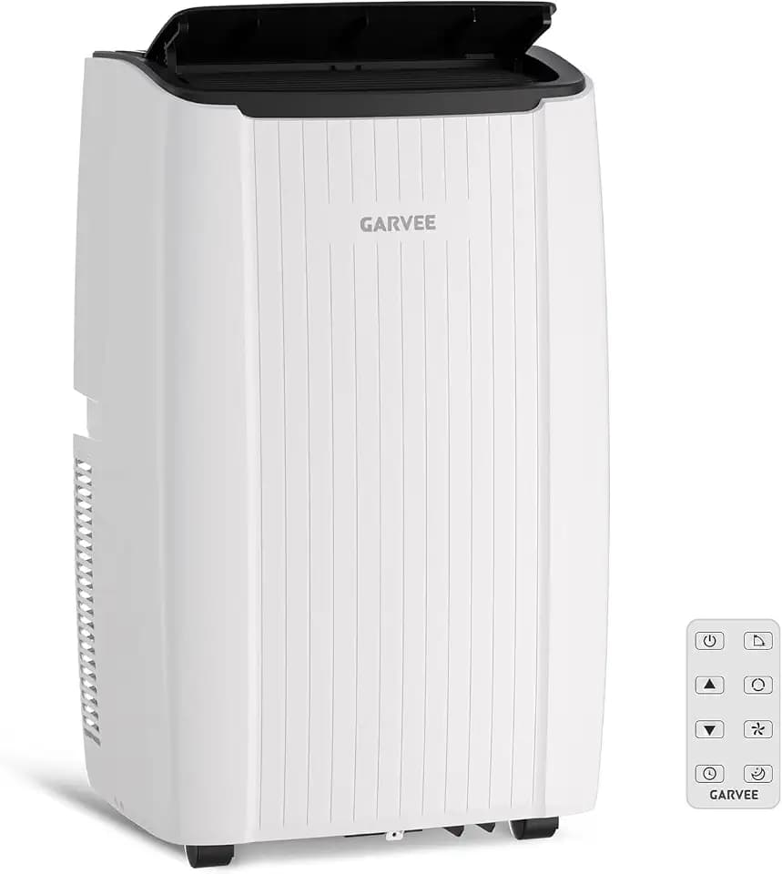 Garvee Portable Air Conditioner, 14000 BTU Portable AC Unit with Dehumidifier, Fan and Remote Control, Energy Efficient Indoor AC Conditioner for Rooms Up to 700 Sq. ft., for Bedroom