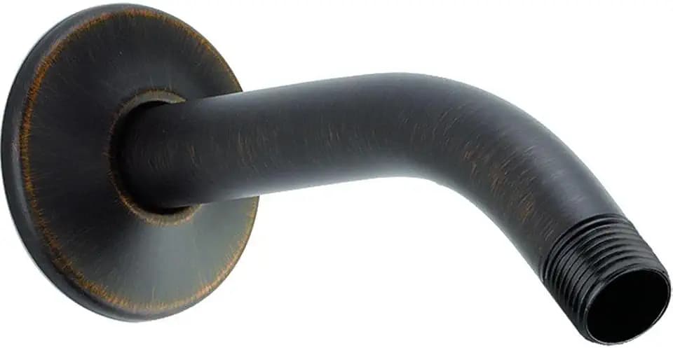 Delta Faucet U4993-RB 6-Inch Shower Arm and Flange, Venetian Bronze
