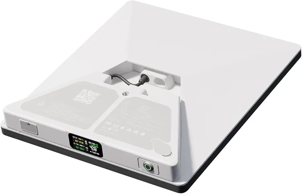 Starlink Mini Akku Pack LinkPower 2, 99Wh Powerbank für Starlink Mini, 5 Stunden Laufzeit, Unterstützt Bypass, DC/Magnetic DC/USB-C Ladeeingang, USB-C Entladungsausgang, Fernbedienung