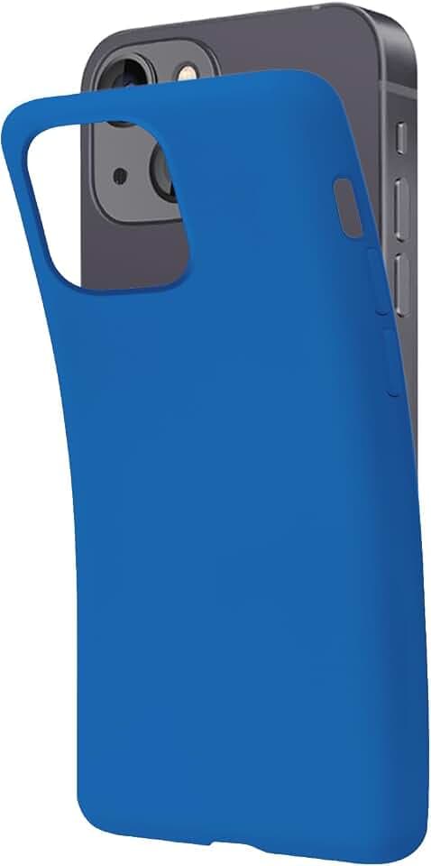 SBS Schutzhülle für iPhone 13 Mini Blau Pantone 2145 C Hülle Weich Flexibel Kratzfest Dünn Bequem in der Tasche Hülle Kompatibel mit Wireless Charging