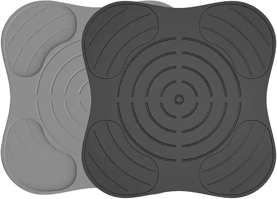 2 Pack Silicone Trivet for Hot Air Fryer, Heat-Resistant Pot Lid Mat