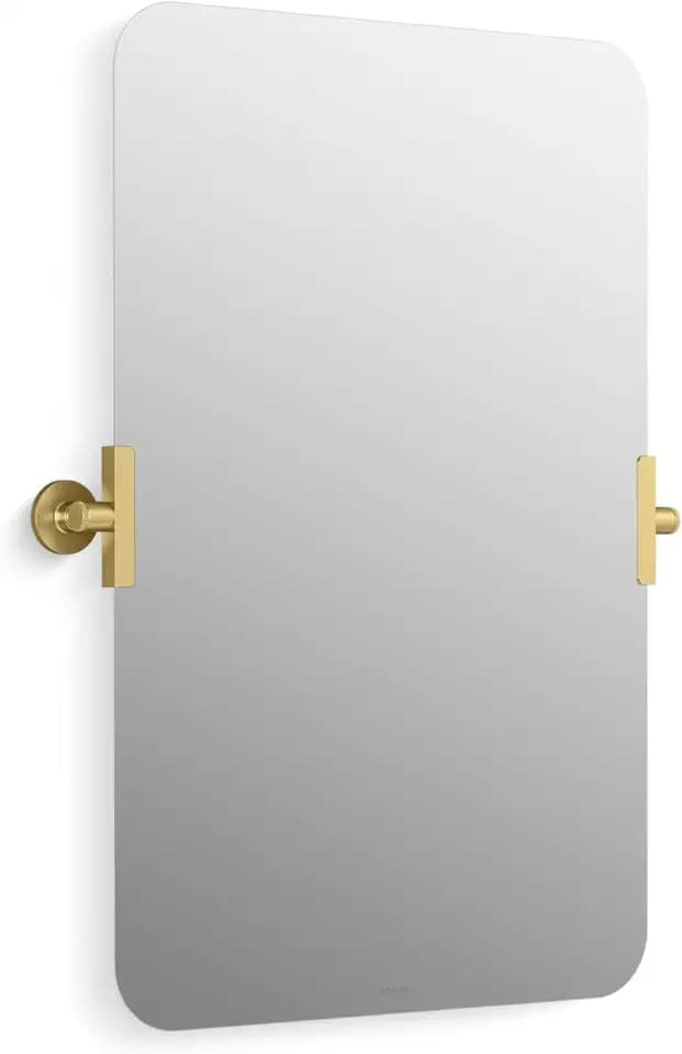 Kohler Castia by Studio McGee 19-1/2" W x 29-1/2" H Transitional Rectangular Metal Frameless Bathroom Wall Mirror