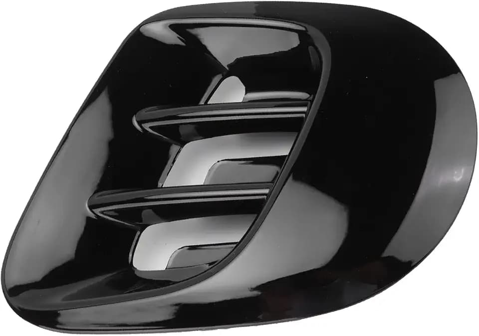 Smart 453 Tuning Teile,Smart Fortwo Zubehör,Smart 453,Klügedeng Für Seitliche Lüftulitze Hinten,Ersatz Für Smart Fortwo 453 2015-2021,Seiteügel Und Verkleidungen (Glänzend Schwarz)