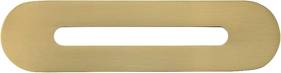 Kingston TC4027 Bathtub Overflow Hole Cover, Brushed Brass