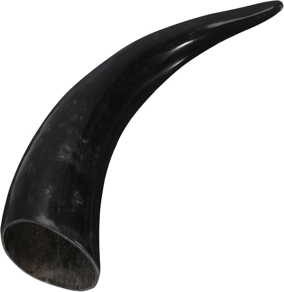 Happyyami Horn Shaped Flower Vase Retro Cow Horn Wall Decor Sustainable Home Accent Unique Craft for Floral Arrangements Art Display for Vintage Aesthetic