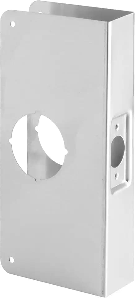 Prime-Line Door Reinforcement Plate, Stainless Steel, for 1-3/4 in. Doors