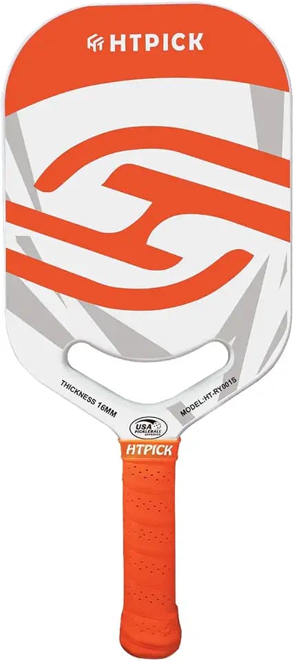 Pickleball Paddles | T700 Carbon Fiber Pickleball Paddle with Aero Throat | Hot-Press Moulding | 16mm Polymer Core | Specifically Engineered for Swing Speed and Manoeuvrability