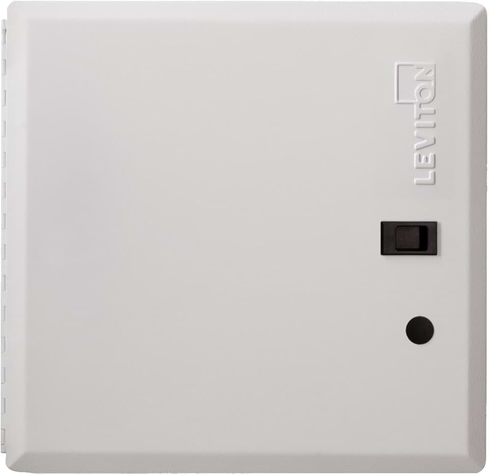 Leviton 14†Structured Media Hinged Cover, 47605-14D, White