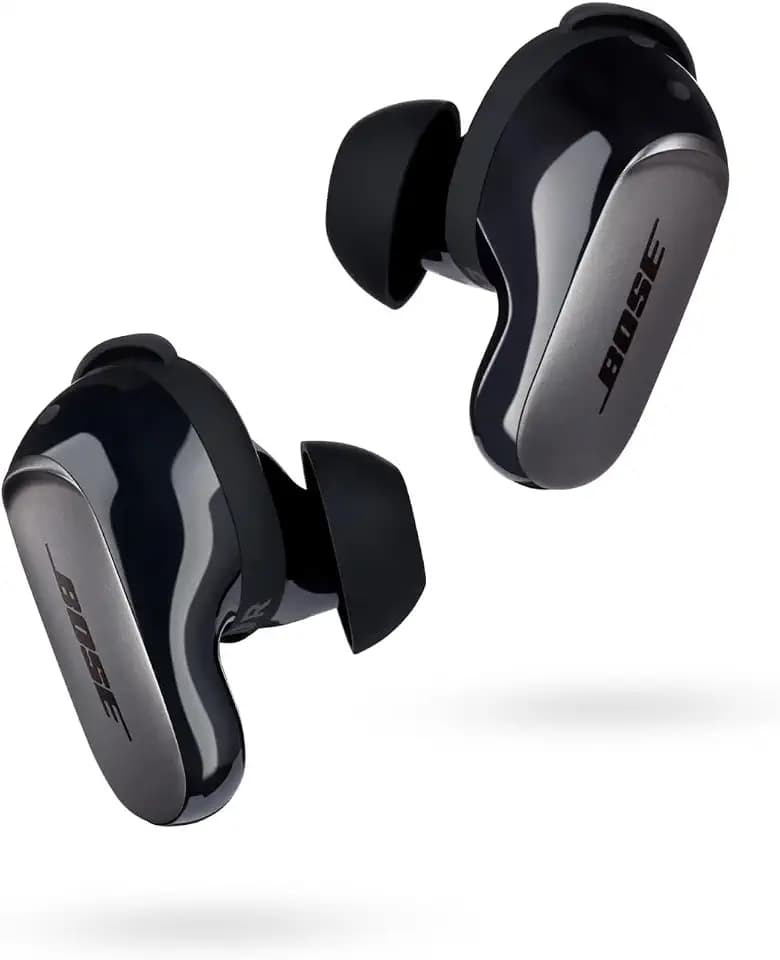 Bose QuietComfort Ultra kabellose Noise-Cancelling Earbuds, Bluetooth-Earbuds für Spatial-Audio, erstklassiges Noise-Cancelling, Bluetooth-Earbuds für Sport, Audiophile Earbuds, Schwarz